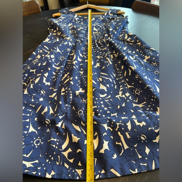 Zara Blue A-Line Dress - Picture 6 of 15